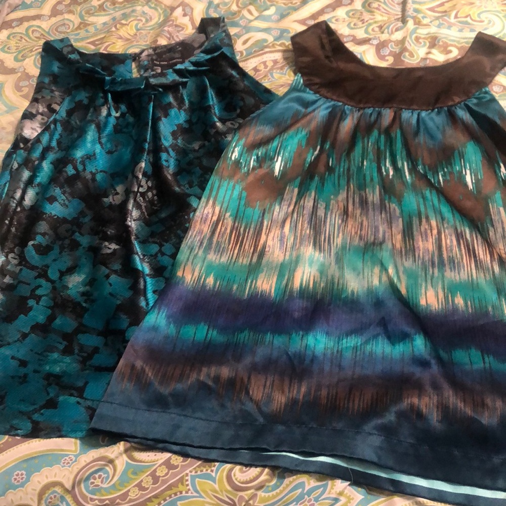 2 silky dressy tanks